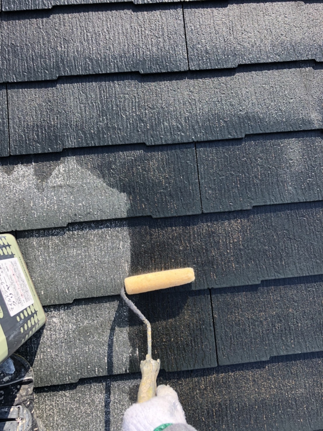 屋根塗装工事3